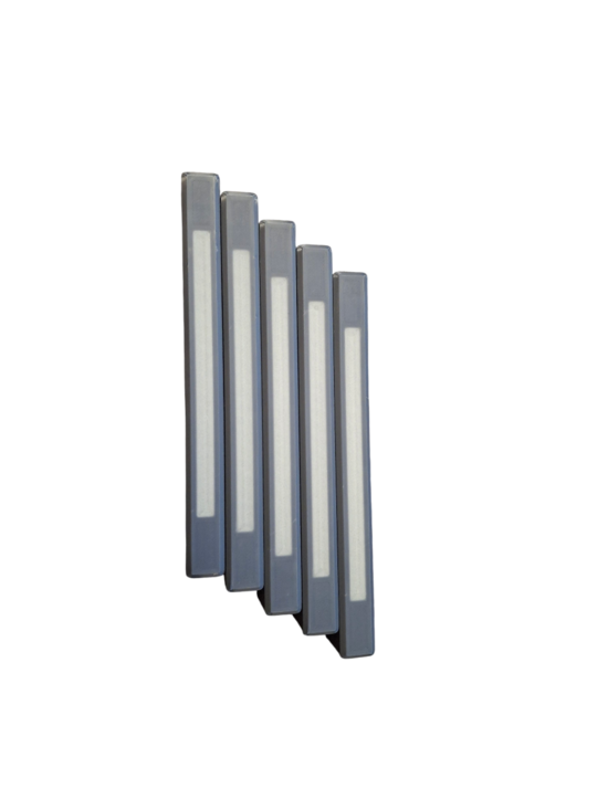 Kapi käepide (halli värvi, pimedas helendava ribaga) 5tk combo